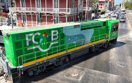 Realizan en Antofagasta primer viaje de locomotora a hidrógeno verde en Latinoamérica