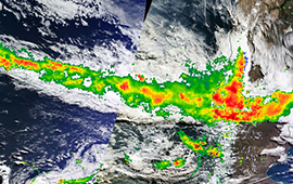 ¿Por qué algunos ríos atmosféricos producen más lluvias que otros con cantidades similares de humedad?