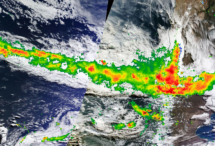 ¿Por qué algunos ríos atmosféricos producen más lluvias que otros con cantidades similares de humedad?