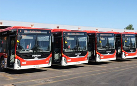 Buses eléctricos en transporte público de la RM llegan al 62% con importantes beneficios ambientales