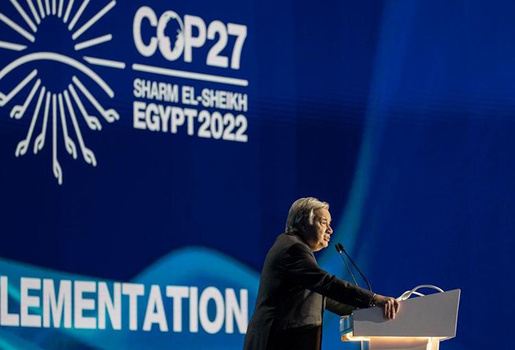 La ONU lanza un ultimátum en la COP27: “cooperar o morir en el infierno climático”