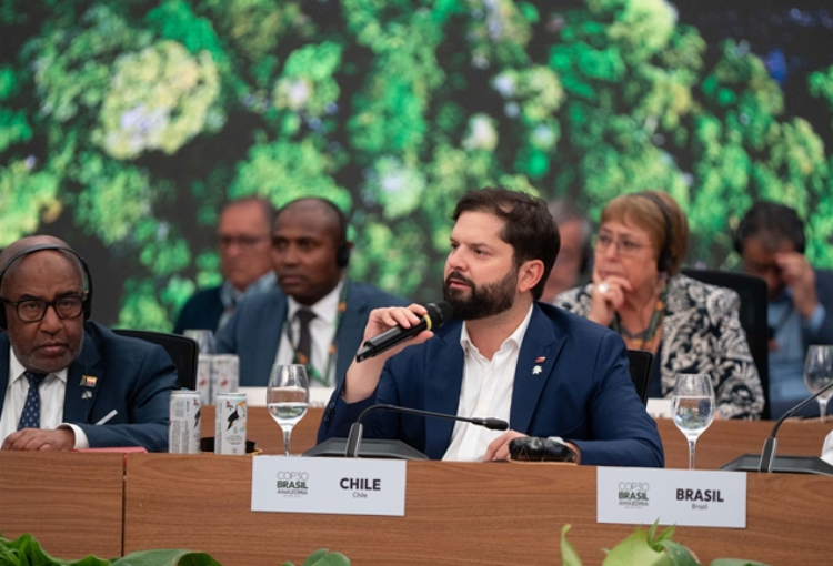COP30: Presidente Boric criticó negacionismo climático y reivindicó la evidencia científica
