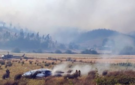 Confirman trece víctimas fatales por ola de incendios forestales en la zona centro sur