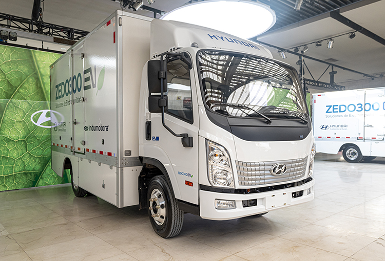 Hyundai presentó camión eléctrico con una autonomía de hasta 300 kilómetros