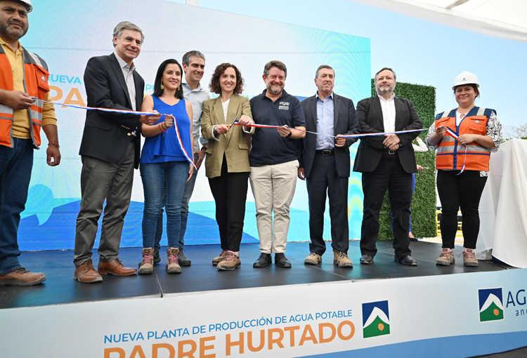 Renovada planta de Aguas Andinas reforzará suministro de agua potable en zona oriente de la RM