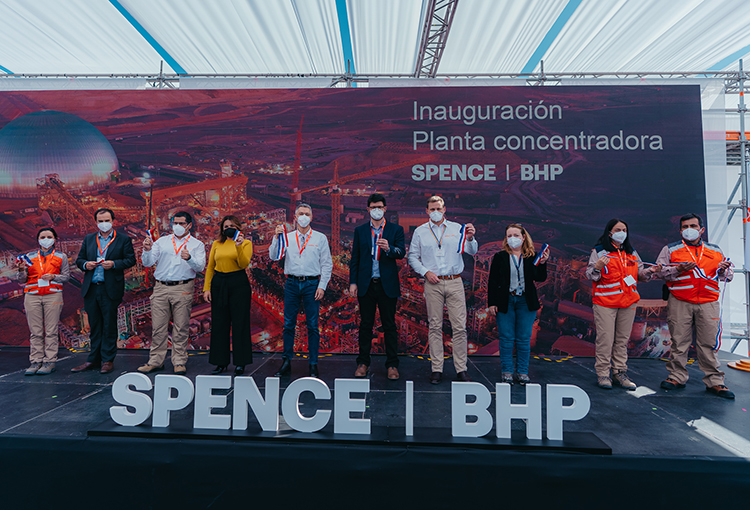 Nueva planta concentradora de BHP reduce el consumo de energía y la emisión de GEI