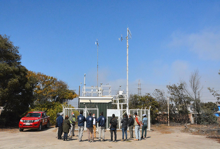 Inspeccionan red de monitoreo en Quintero y Puchuncaví para verificar si cumple con PPDA