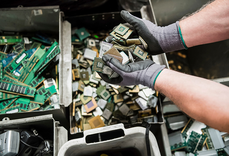 Iniciativa preparará a las empresas para reciclar residuos eléctricos y electrónicos