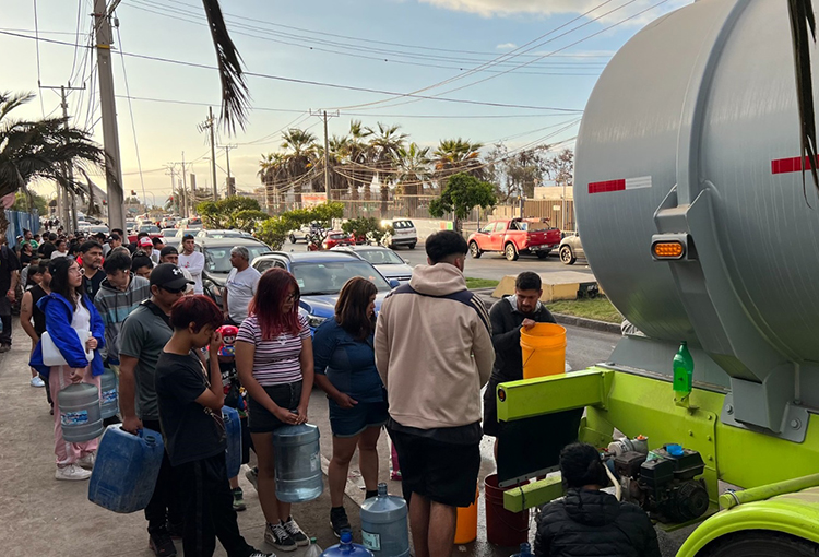 Corte de agua en Antofagasta: comenzó reposición de suministro a primeros sectores 