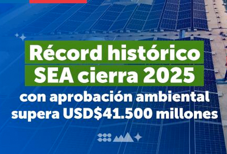 SEA cierra 2025 con récord histórico: aprobación ambiental superó los USD$41.500 millones