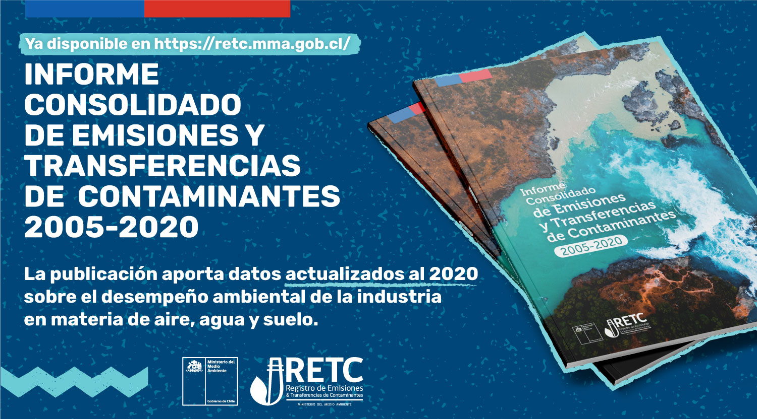 Publican informe consolidado de emisiones y transferencias de contaminantes al 2020