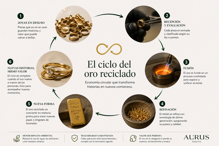 “Oro verde”: La economía circular se abre paso en la industria de la joyería nacional