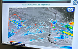 Registran tornados en Ñuble y sigue alerta por crecidas de cauces entre O
