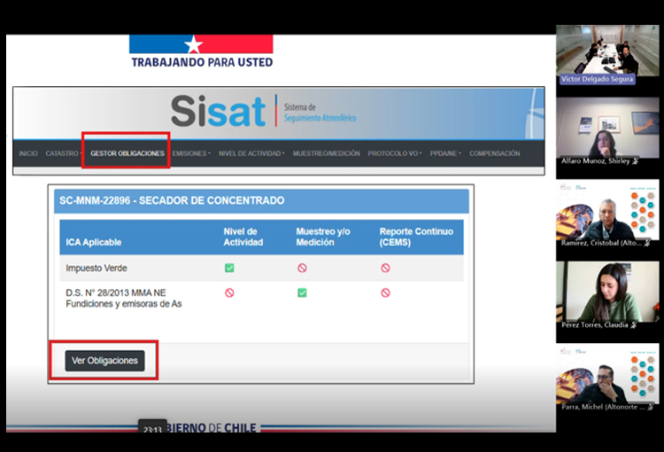 SMA inició marcha blanca de herramienta digital para controlar emisiones en fundiciones de cobre