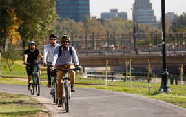 En 12 años, Santiago duplicó los viajes en bicicleta y hoy representan casi el 8% del total