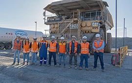 Prueban operación de primer camión de extracción en minería chilena en base a gas natural
