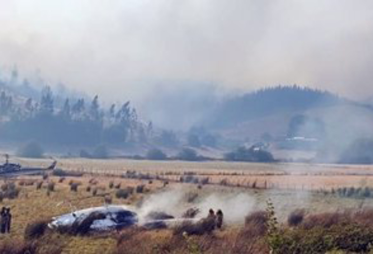 Confirman trece víctimas fatales por ola de incendios forestales en la zona centro sur