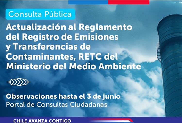 Partió consulta pública para la modificación del reglamento del RETC