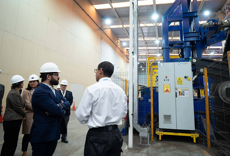 En Antofagasta ya opera la primera planta de reciclaje de neumáticos mineros de Chile