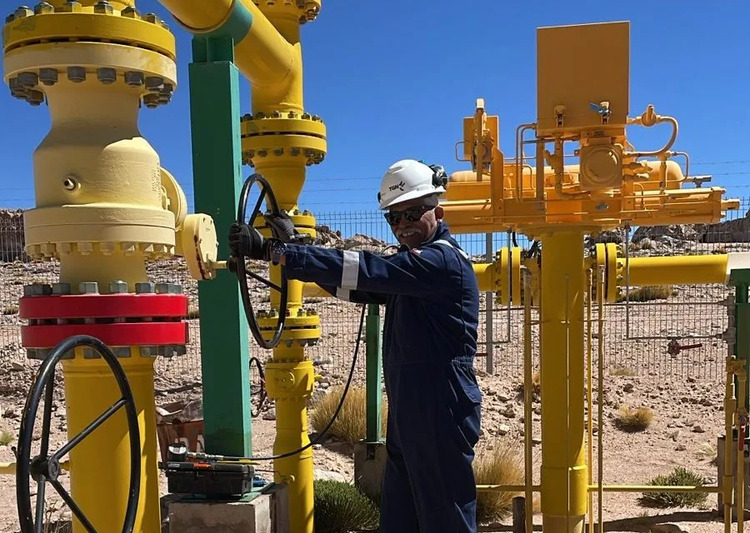 Cinergia inicia exportación de gas natural desde Chile hacia Argentina por el norte de ambos países