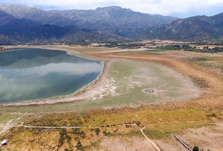 Investigación concluyó que Laguna de Aculeo se secó por la acción humana