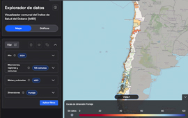 Plataforma interactiva evalúa la salud del océano chileno en 105 comunas costeras