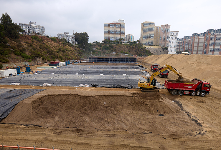Avanza descontaminación en Viña del Mar: Las Salinas cosechó primera biopila de suelo remediado