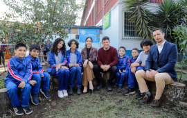 Inauguran aula de bosque nativo en escuela de Independencia para fomentar la educación ambiental