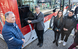 Nuevo terminal para buses eléctricos en Puente Alto reforzará el transporte público limpio en la RM