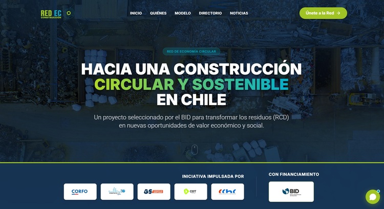Lanzan plataforma digital para impulsar la economía circular en la construcción