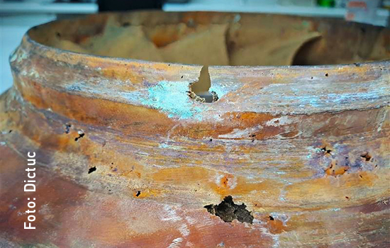 Secundaria Corrosion Impulsor de bomba